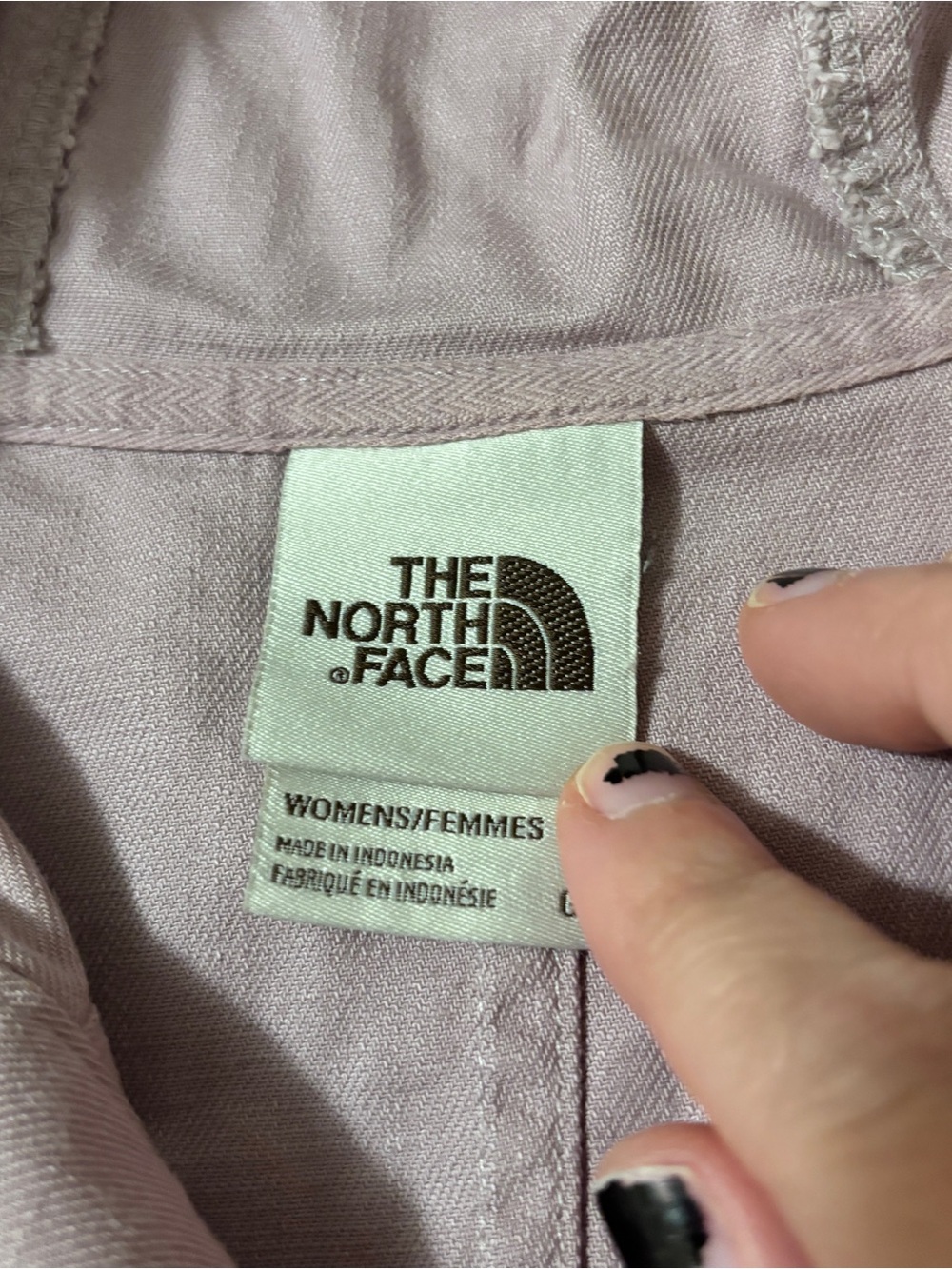 North Face Women Jacket Size L Shipler II Anorak Hoodie Gorpcore Pullover Purple - Picture 7 of 11